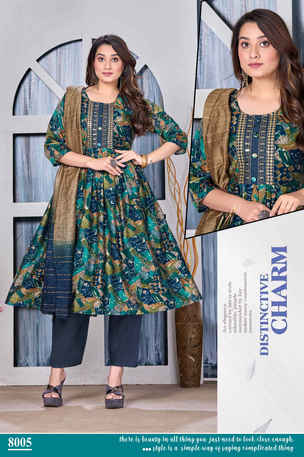 KSA Stree Vol 1 Modal Naira Cut Printed Kurti With Bottom Dupatta Wholesale Price In Surat
